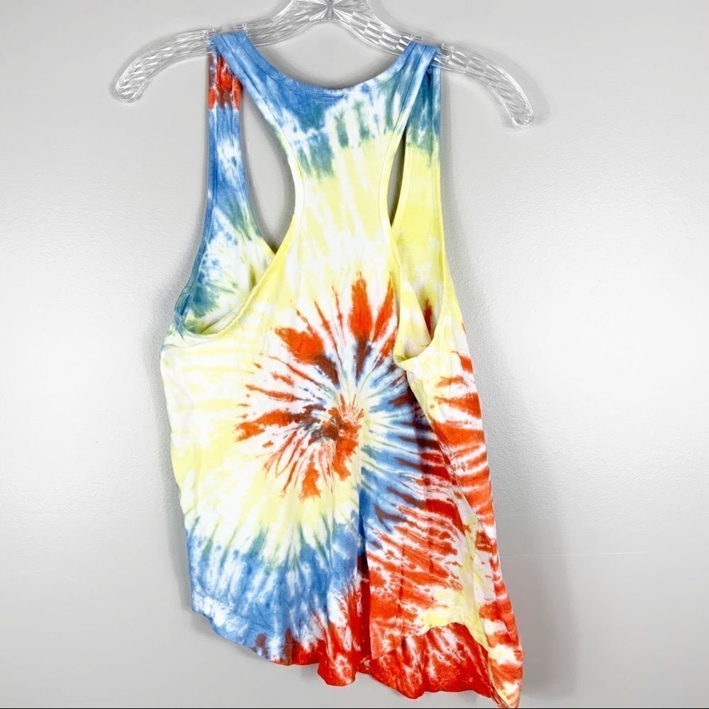 🌺3 FOR $20🌺 - Myrtle Beach Tie Dye Exist asymmetrical tank M - Picture 3 of 3
